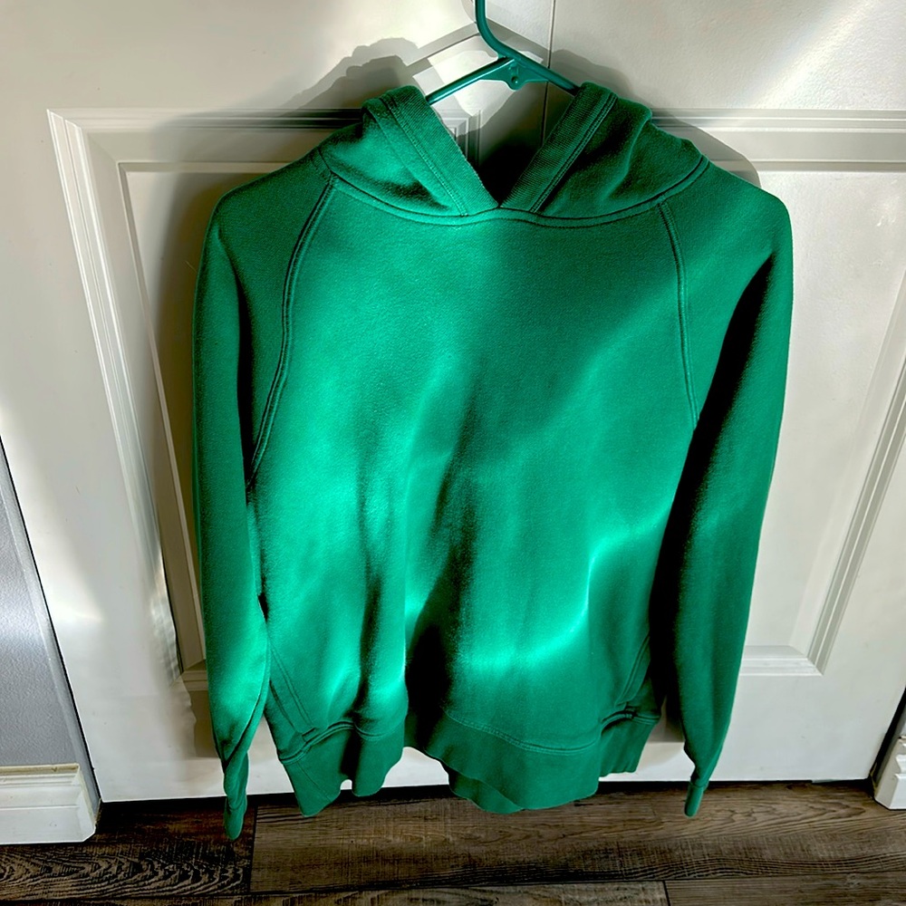 Green Hoodie with pockets size L